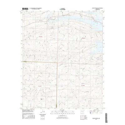 2017 Map of Center Point NE, 2017 Print