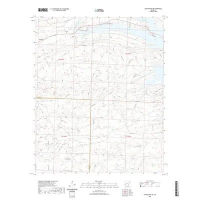 2020 Map of Center Point NE, 2020 Print