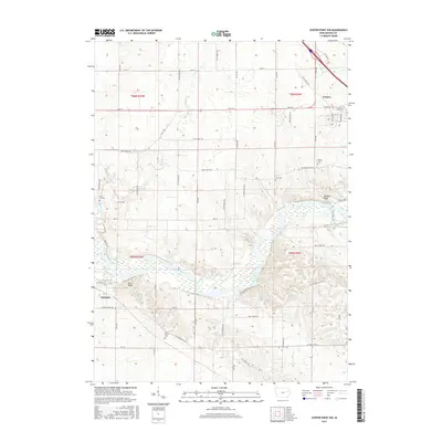 2015 Map of Center Point NW, 2015 Print