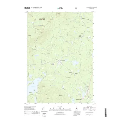 2018 Map of Center Sandwich, 2018 Print