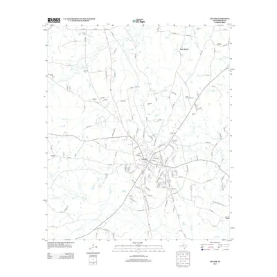 2013 Map of Center, 2013 Print