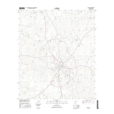 2016 Map of Center, 2016 Print