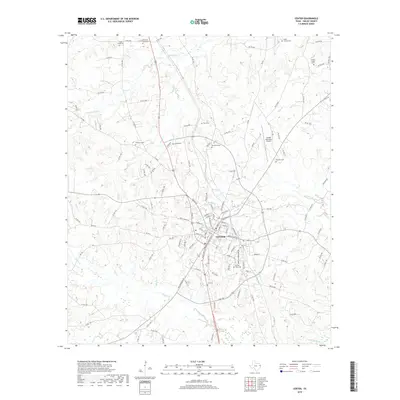 2019 Map of Center, 2019 Print