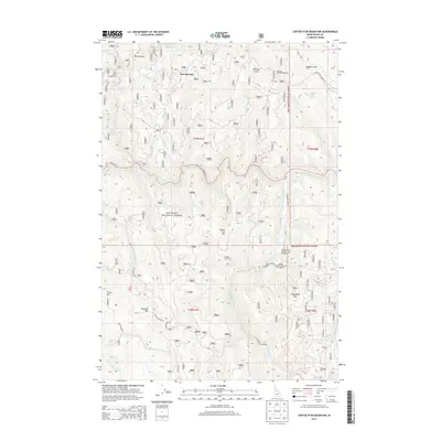 2013 Map of Center Star Mountain, 2013 Print