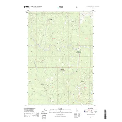 2020 Map of Center Star Mountain, 2020 Print