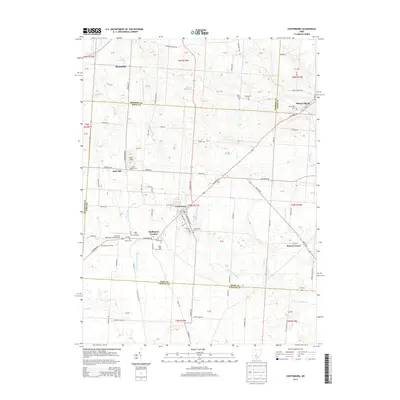 2013 Map of Centerburg, 2013 Print