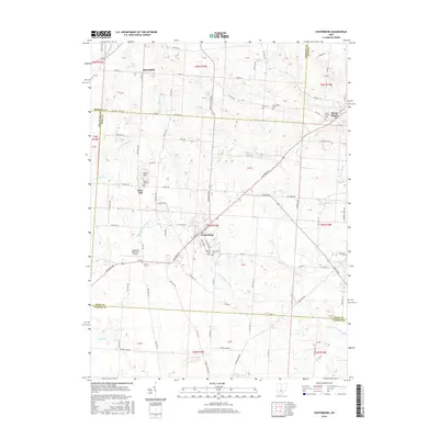 2016 Map of Centerburg, 2016 Print