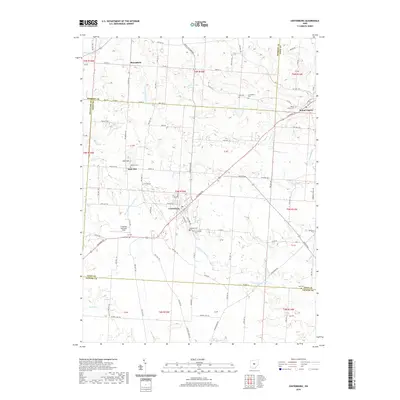 2019 Map of Centerburg, 2019 Print