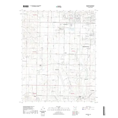 2020 Map of Centerton, 2020 Print
