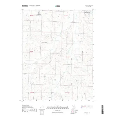 2017 Map of Centerview, 2017 Print