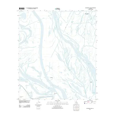 2012 Map of Centerville NW, 2012 Print