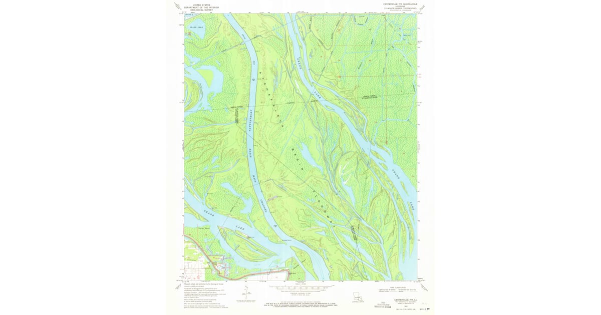 1970s Maps of Saint Martin Parish, LA | Pastmaps