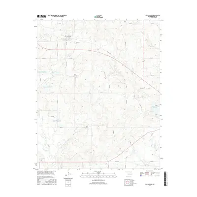 2016 Map of Centrahoma, 2016 Print