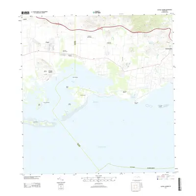 2013 Map of Central Aguirre, 2013 Print