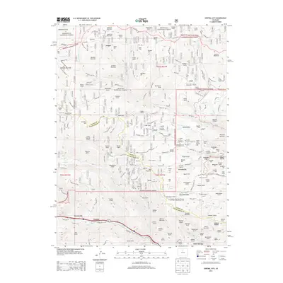 2013 Map of Central City, 2013 Print