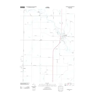 2013 Map of Central City, 2013 Print