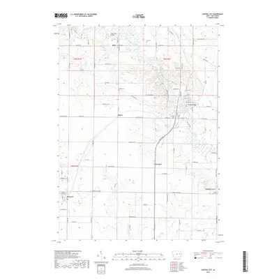 2018 Map of Central City, 2018 Print