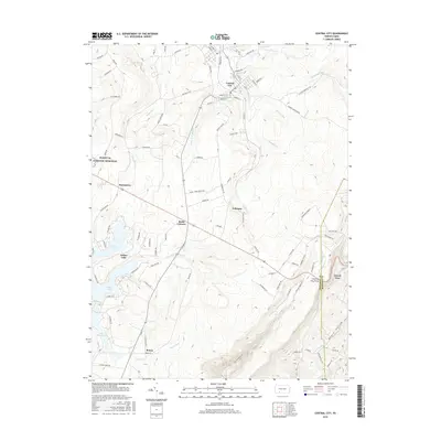 2016 Map of Central City, 2016 Print