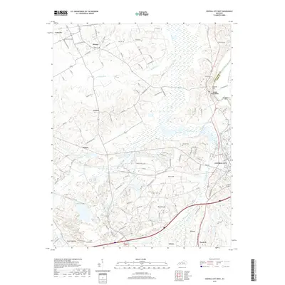 2019 Map of Central City West, 2019 Print