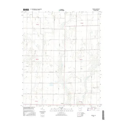 2017 Map of Central, 2017 Print