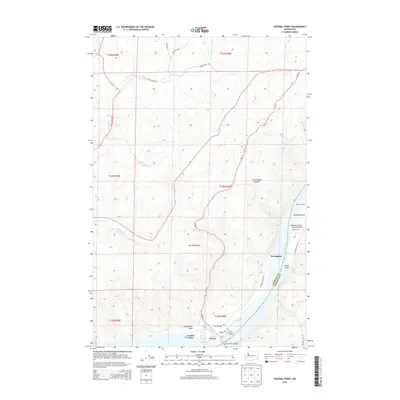 2014 Map of Central Ferry, 2014 Print