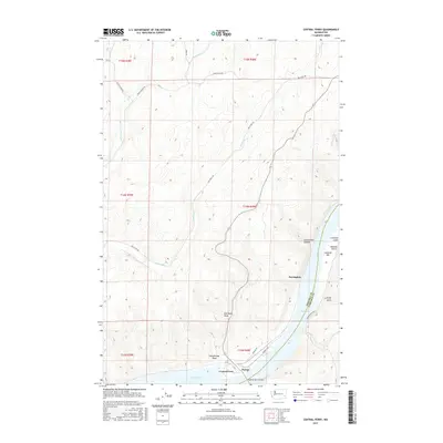 2017 Map of Central Ferry, 2017 Print