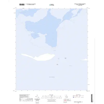 2024 Map of Central Isles Dernieres, 2024 Print