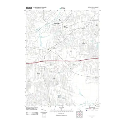 2010 Map of Central Islip, 2010 Print