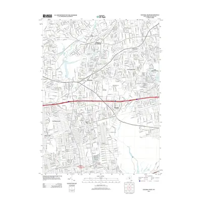 2013 Map of Central Islip, 2013 Print