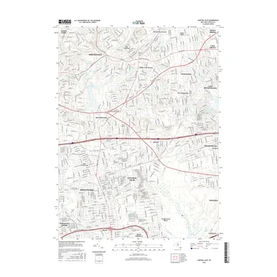 2016 Map of Central Islip, 2016 Print