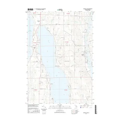 2017 Map of Central Lake, 2017 Print