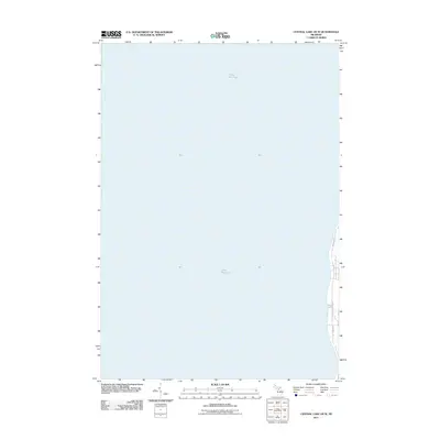 2011 Map of Central Lake OE W, 2011 Print