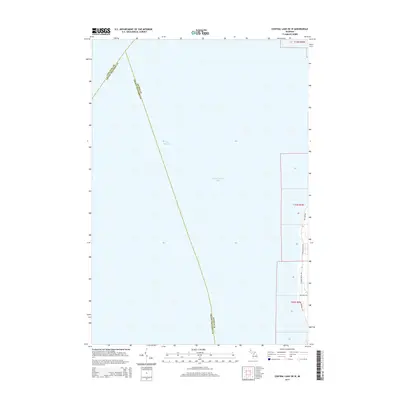 2014 Map of Central Lake OE W, 2014 Print