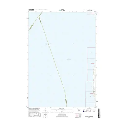 2017 Map of Central Lake OE W, 2017 Print
