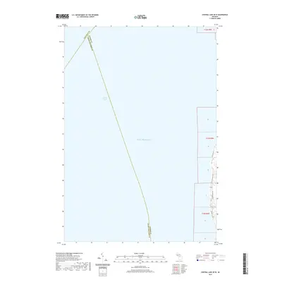 2019 Map of Central Lake OE W, 2019 Print