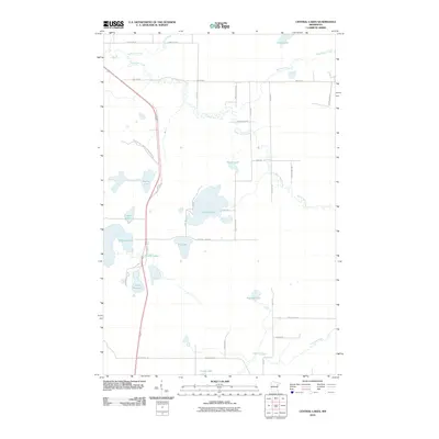 2010 Map of Central Lakes, 2010 Print