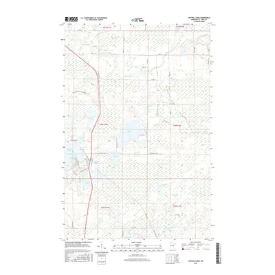 2016 Map of Central Lakes, 2016 Print