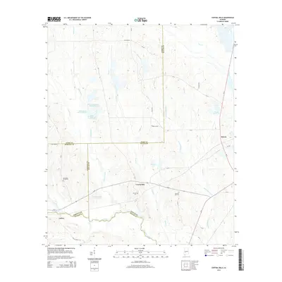 2014 Map of Central Mills, 2014 Print