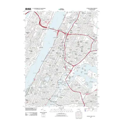 2011 Map of Central Park, 2011 Print