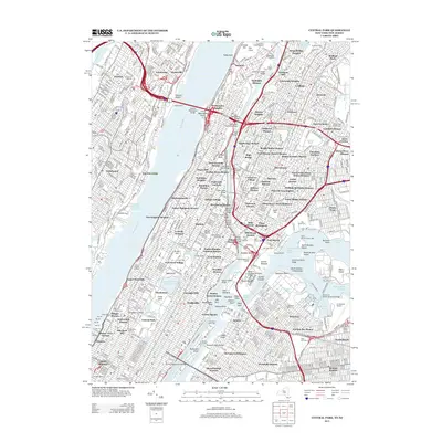 2013 Map of Central Park, 2013 Print