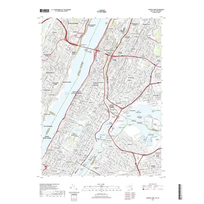 2019 Map of Central Park, 2019 Print