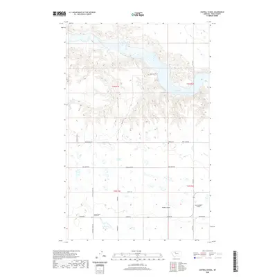 2020 Map of Central School, 2020 Print