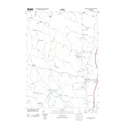 2013 Map of Central Square, 2013 Print