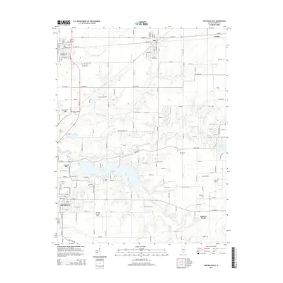 2015 Map of Centralia East, 2015 Print