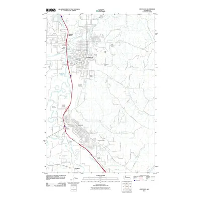 2011 Map of Centralia, 2011 Print