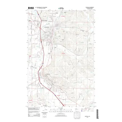 2014 Map of Centralia, 2014 Print