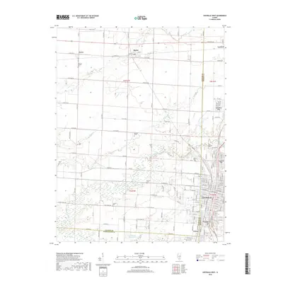 2018 Map of Centralia West, 2018 Print