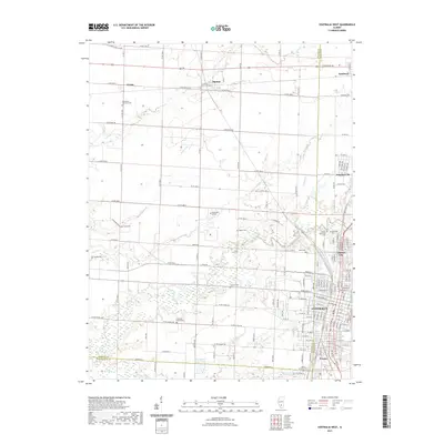 2021 Map of Centralia West, 2021 Print