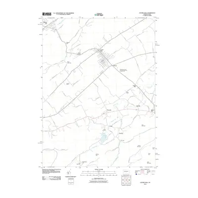 2010 Map of Centre Hall, 2010 Print