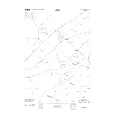 2013 Map of Centre Hall, 2013 Print